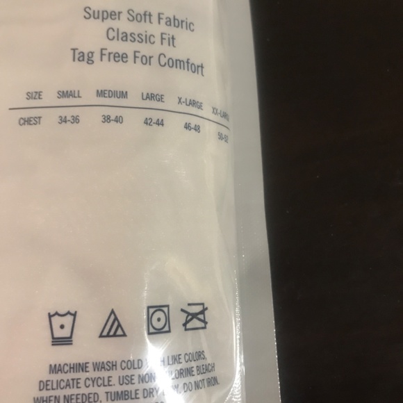 IZOD Ribbed Tanks for Men Large White Tag-Free Pack of 5 Brand New Sealed - Picture 4 of 4